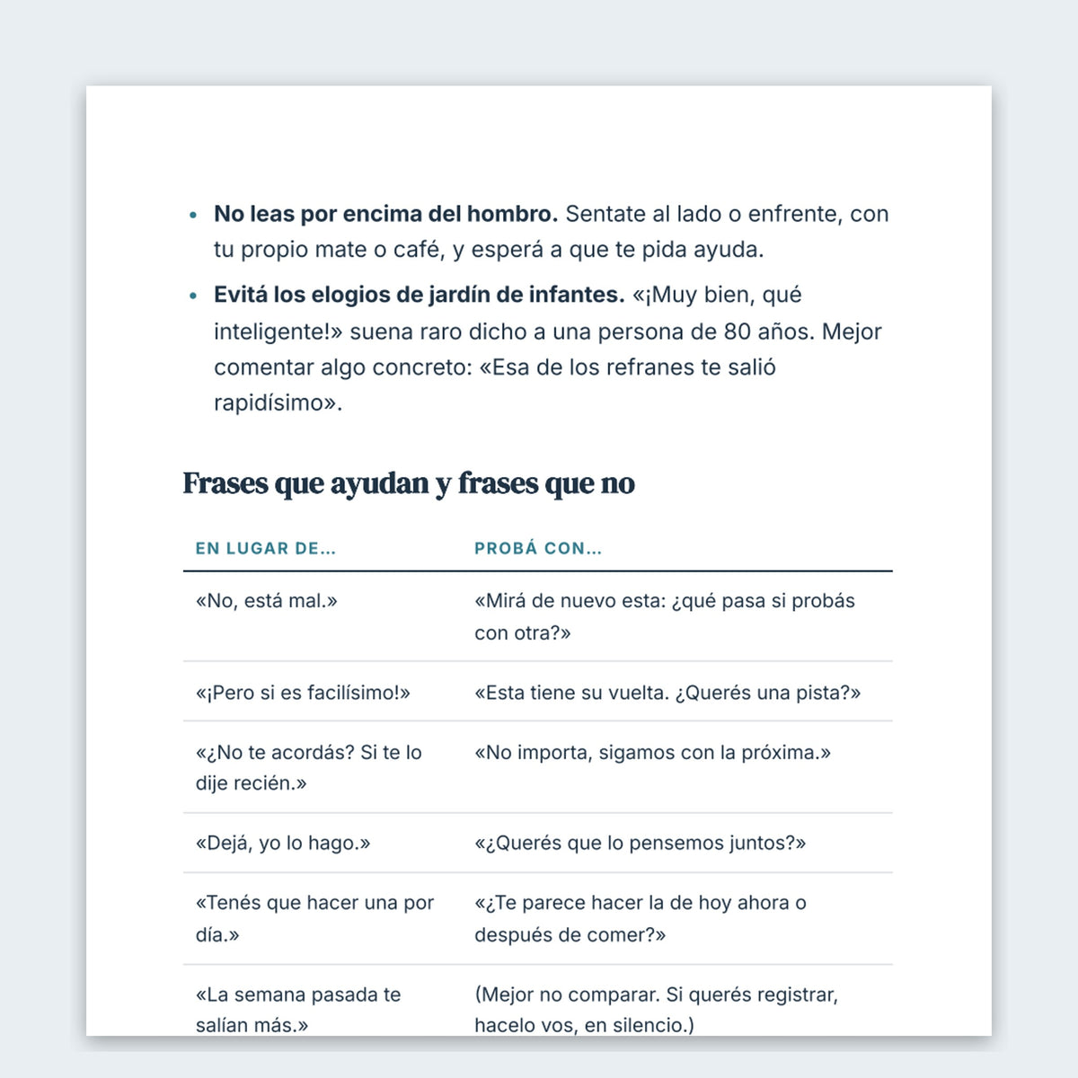 Mente activa: ejercicios de memoria para adultos mayores