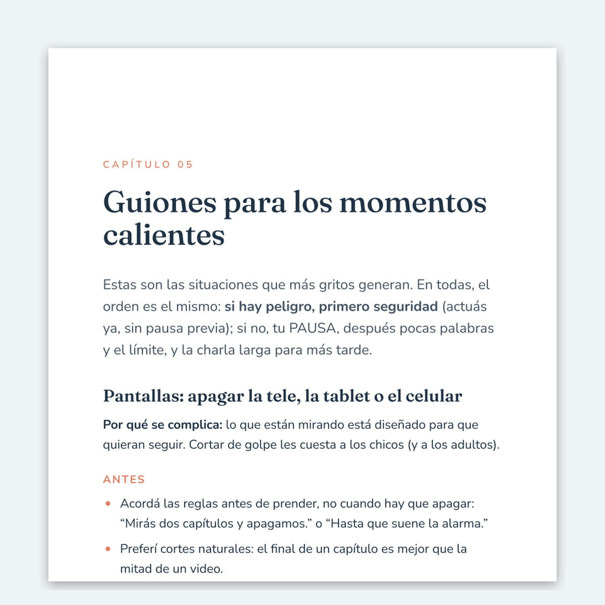 Criar sin gritos: método de 21 días